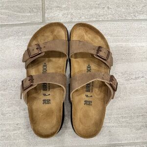 Birkenstock Sierra CT Taupe Suede | Size 38 (7–7.5) EUC